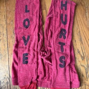 Wildfox Vintage HTF "Love Hurts" Leggings